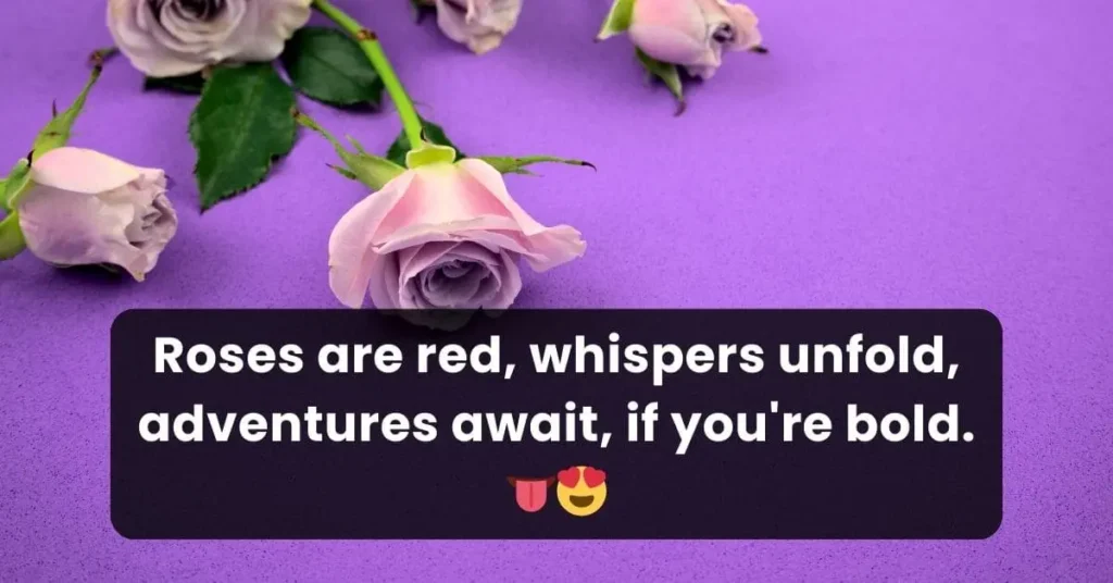 roses are red red pick up lines dirty to use on girls